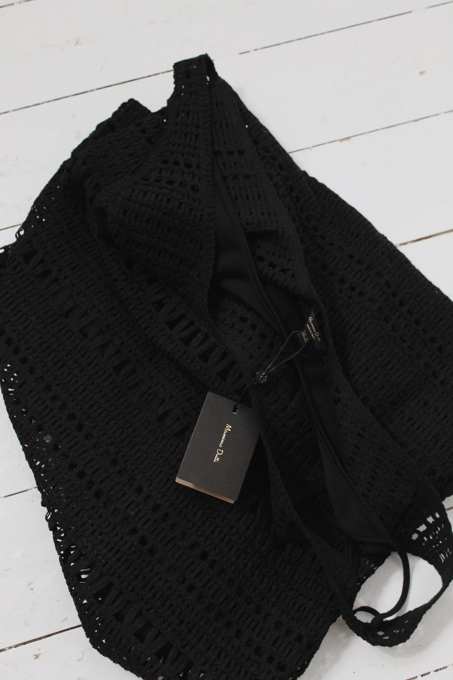 Massimo Dutti Crochet Dress - Size 8-10