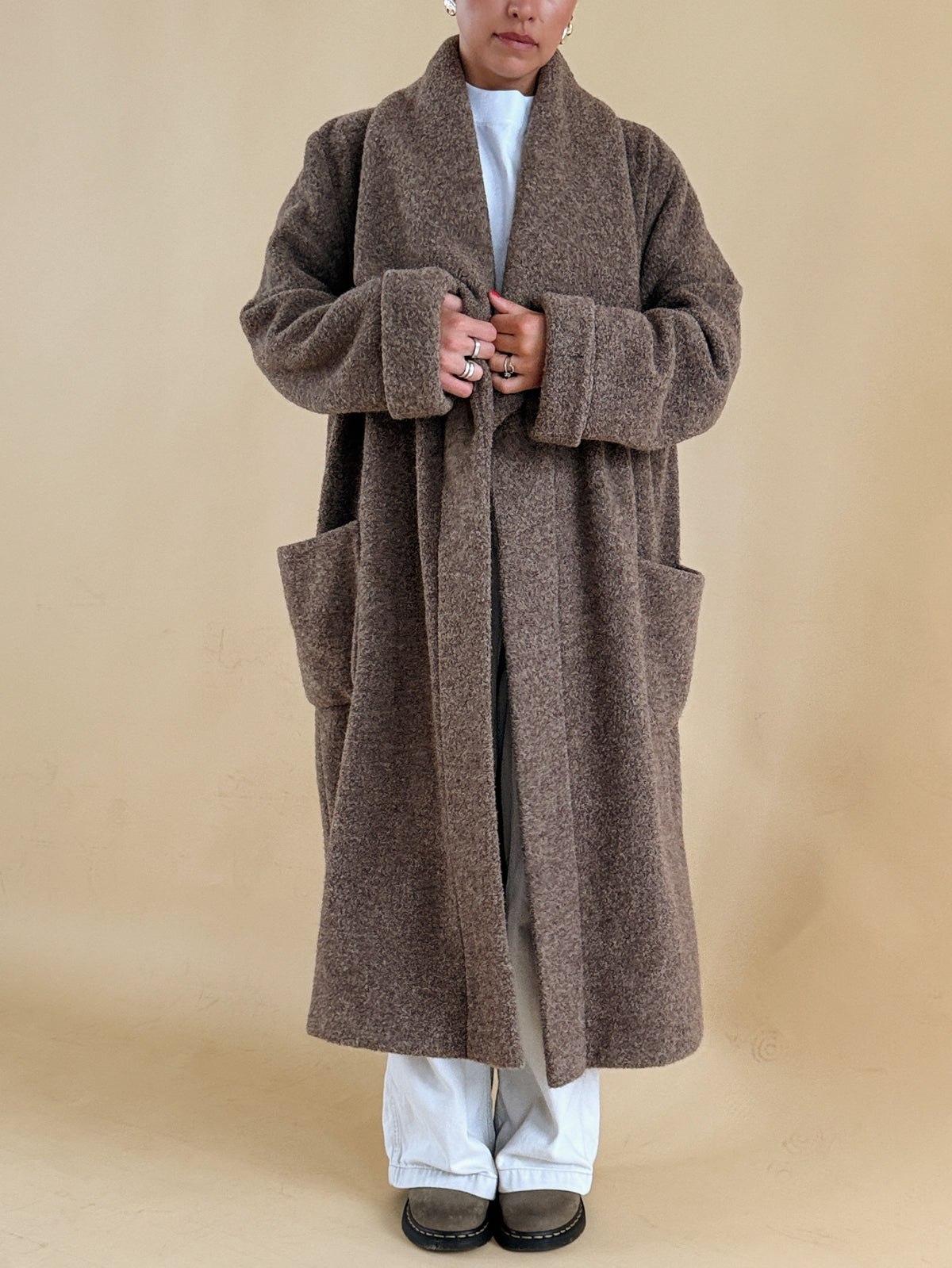 Vintage St Michael Wool Snuggle Coat - One Size