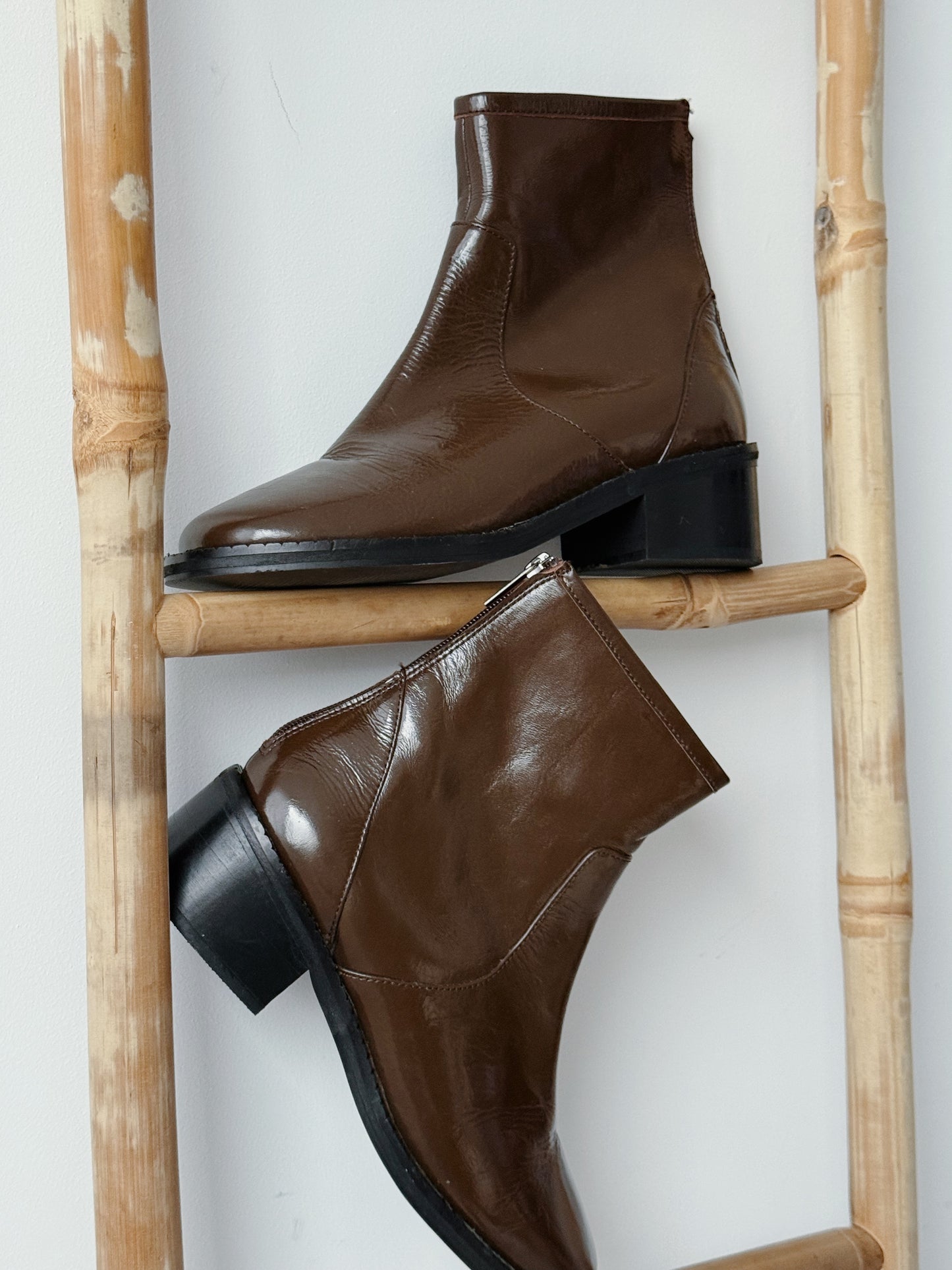 Real Leather Boots - Size 6.5/7