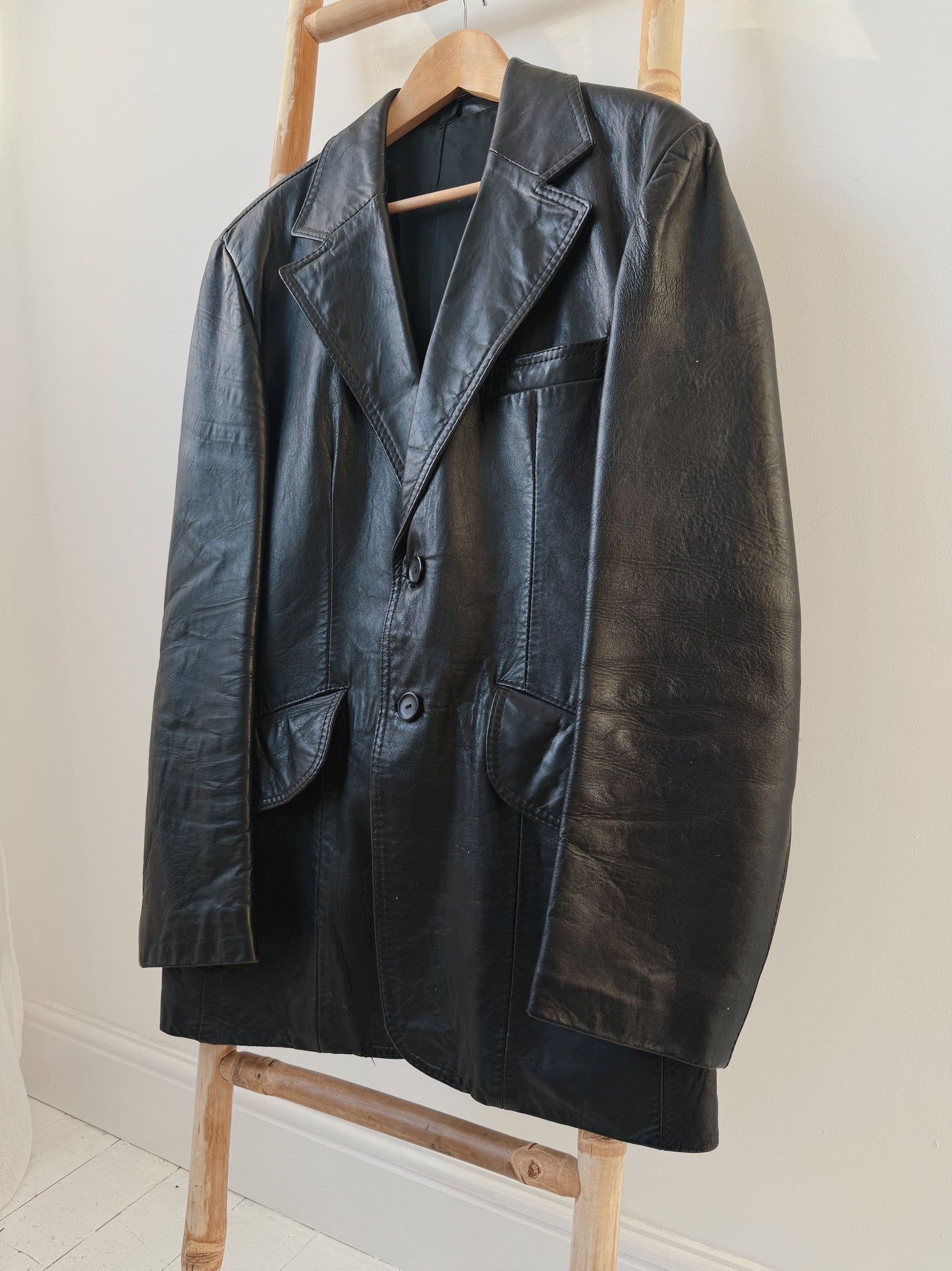 Real Leather Jacket - Size 10-14