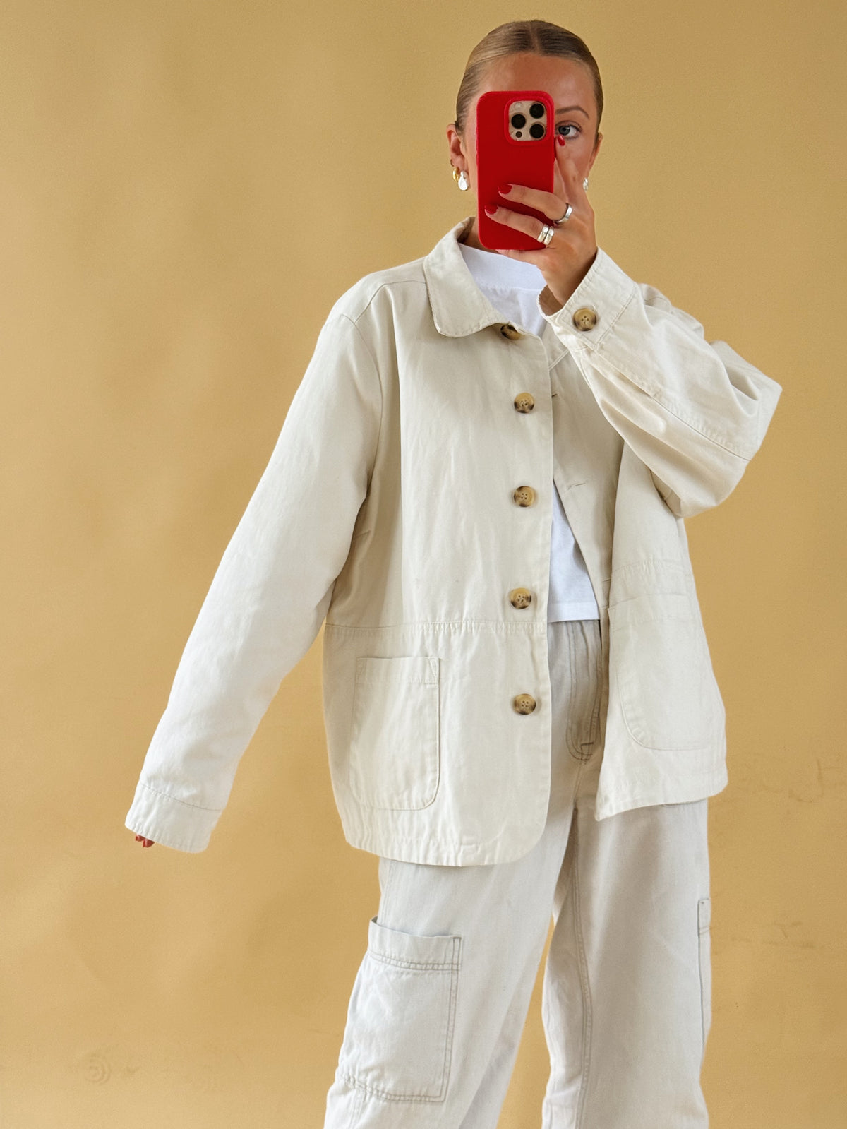 Cream Jacket - XL-2XL