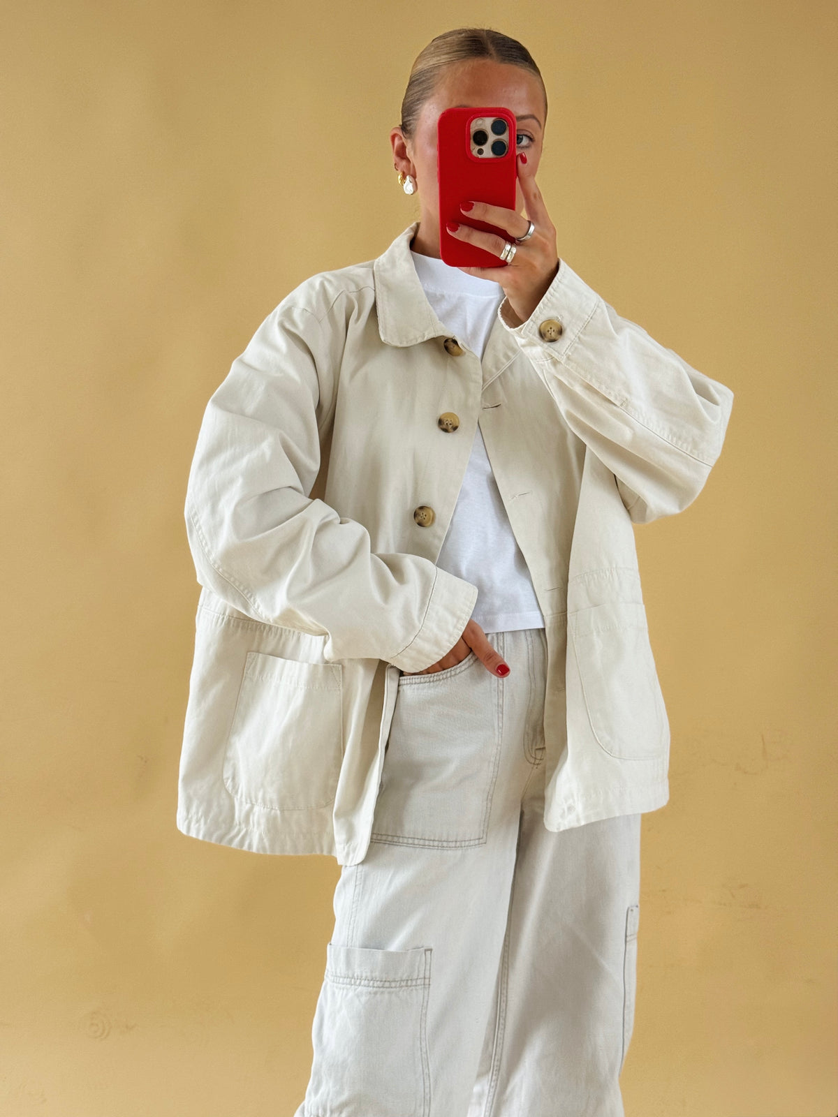 Cream Jacket - XL-2XL