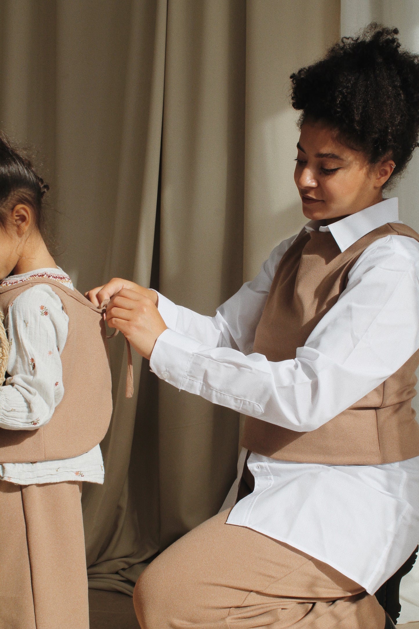 Kids’ Camel Tie Vest - Age 4-5