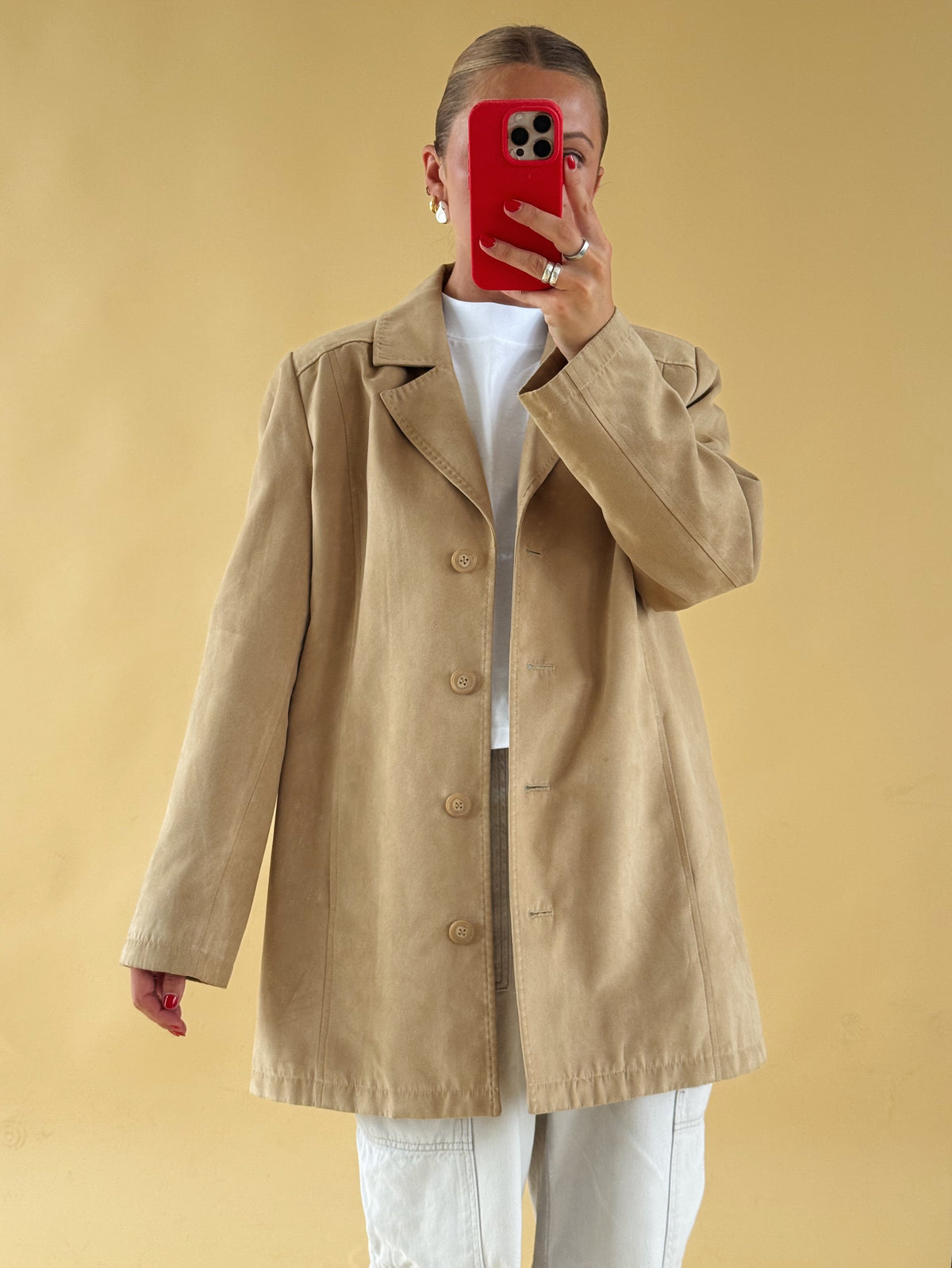 Tan Vintage Jacket - Free Size 8-14