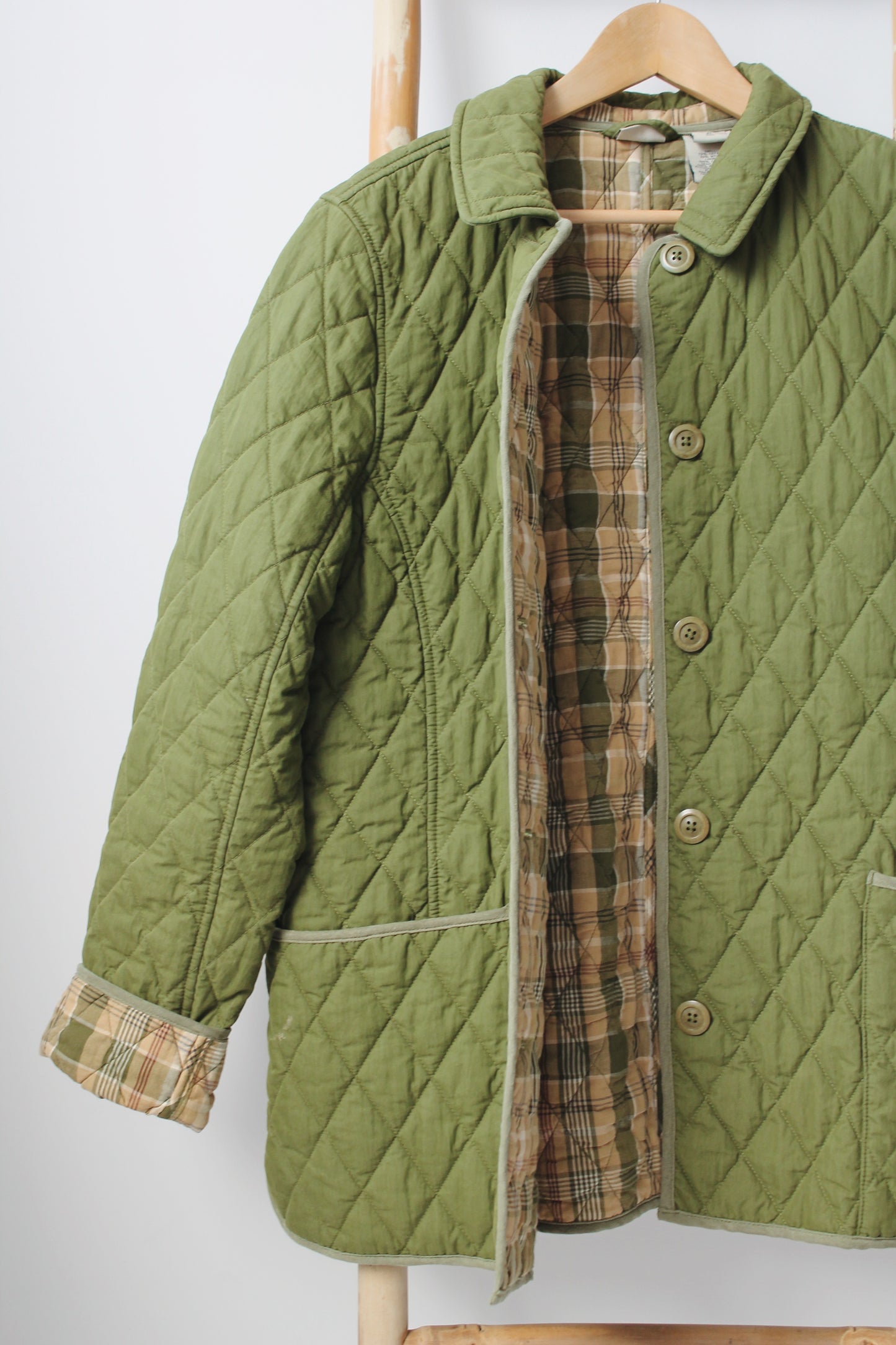 Green Quilted Jacket - Size XL