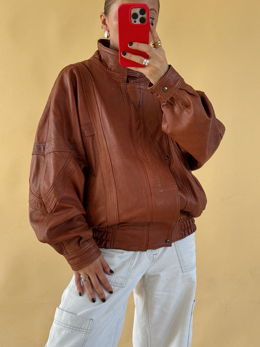 Leather Jacket - Free Size