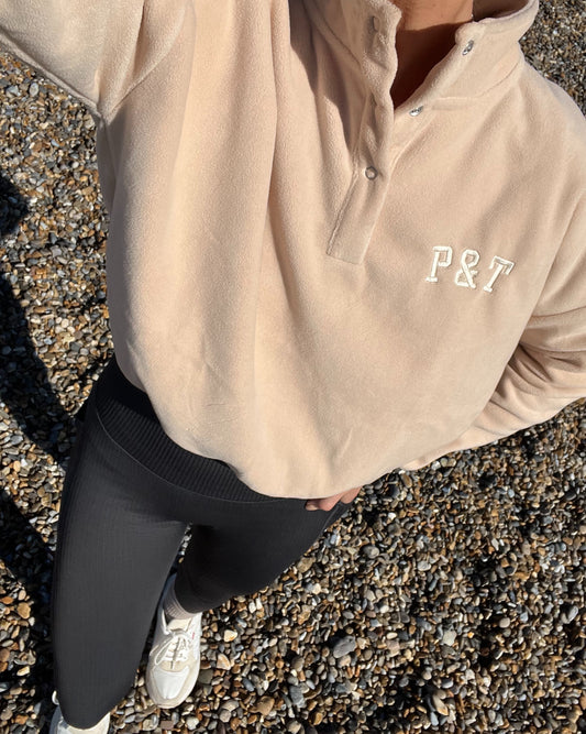 Blakeney Fleece (Khaki & Sand)